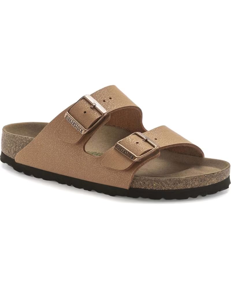 Sandálias de Mulher e Menino BIRKENSTOCK ARIZONA EARTHY VEGAN PECAN NARANJA