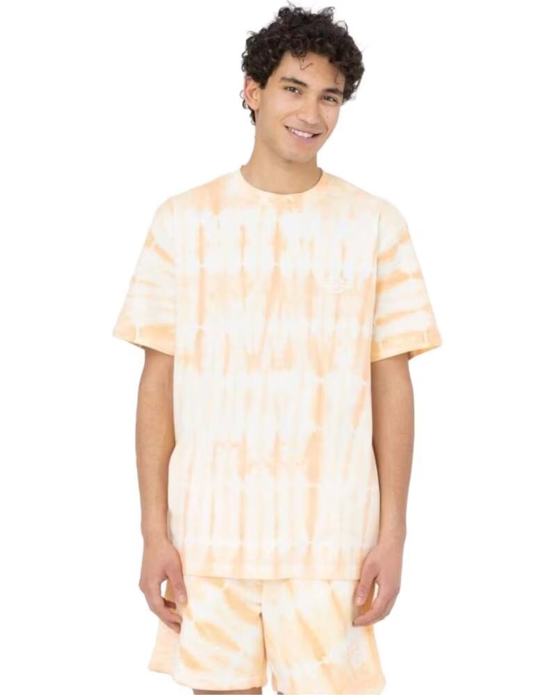 DICKIES T-SHIRT A MANICHE CORTE DK0A4YBQE831 TIE-DYE NARANJA