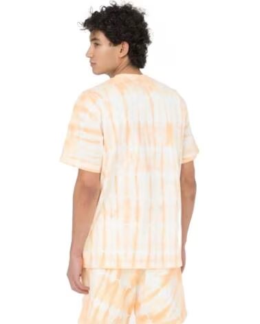 DICKIES T-SHIRT A MANICHE CORTE DK0A4YBQE831 TIE-DYE NARANJA