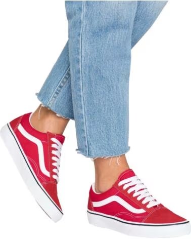 VANS OFF THE WALL OLD SKOOL VN0A4BV5JV61 SNEAKER ROT ROJO