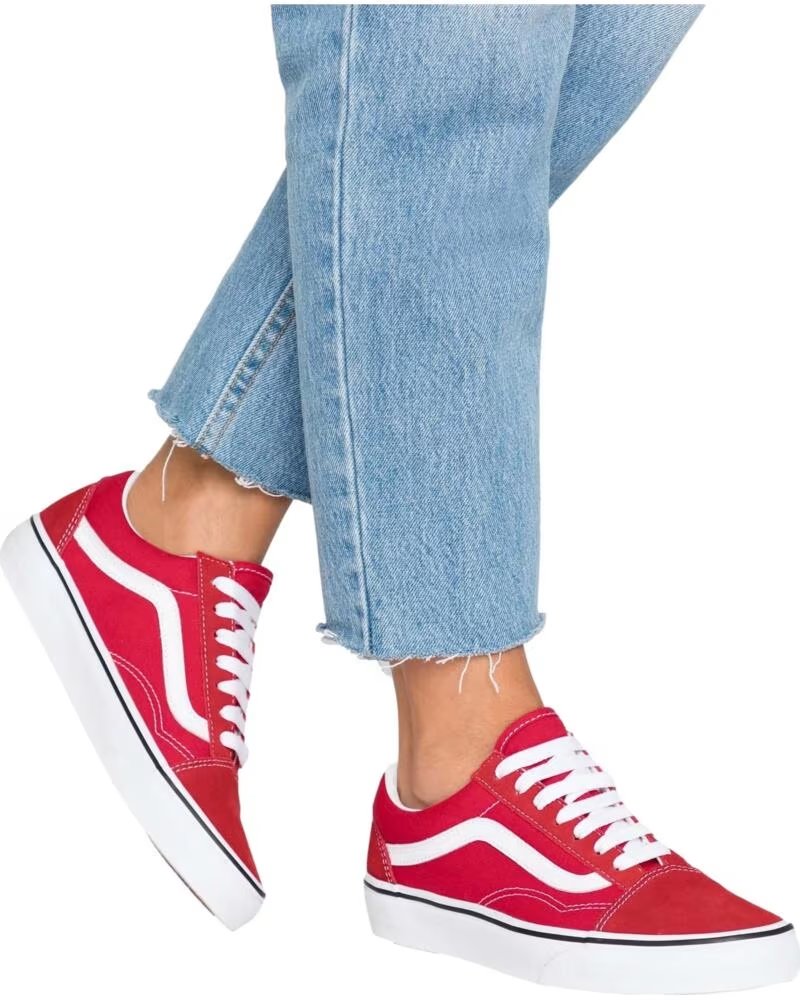 VANS OFF THE WALL OLD SKOOL VN0A4BV5JV61 SNEAKER ROT ROJO
