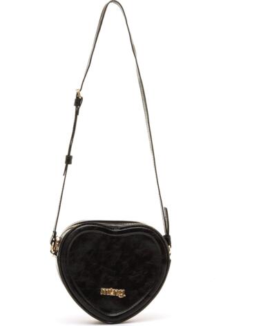 MTNG BOLSO BANDOLERA HARTY FORMA DE CORAZÓN NEGRO