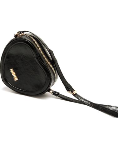 MTNG BOLSO BANDOLERA HARTY FORMA DE CORAZÓN NEGRO