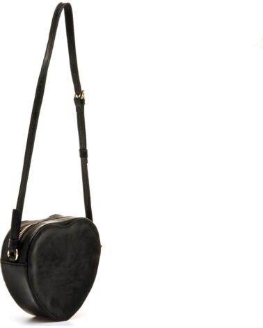 MTNG BOLSO BANDOLERA HARTY FORMA DE CORAZÓN NEGRO