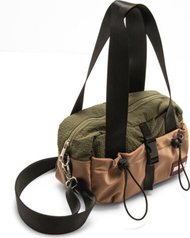 MTNG BOLSO MURREN ESTILO URBANO CON CIERRE DE HEBILLA VERDE