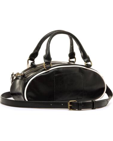 MTNG BOLSO NINETY NEGRO CON DETALLE DE ETIQUETA
