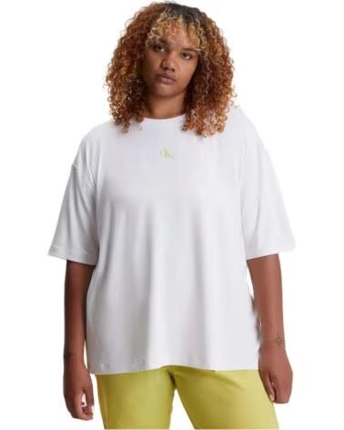 CALVIN KLEIN T-SHIRT RELAXED MONOGRAM TEE J20J221733YAF BLANCO