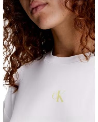 CALVIN KLEIN T-SHIRT RELAXED MONOGRAM TEE J20J221733YAF BLANCO