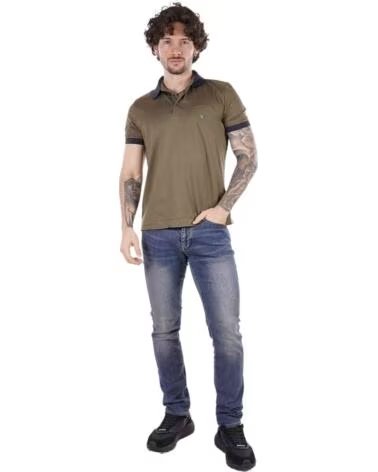 AERONAUTICA MILITARE 251PO1863J68207293 KURZARM-POLOSHIRT FÜR HERREN GRÜN VERDE