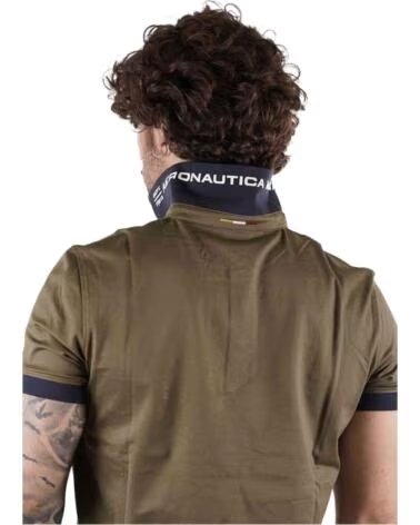 AERONAUTICA MILITARE 251PO1863J68207293 KURZARM-POLOSHIRT FÜR HERREN GRÜN VERDE