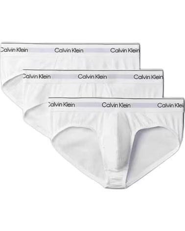 CALVIN KLEIN CALZONCILLO SLIP LV00NB4388100 PARA HOMBRE BLANCO