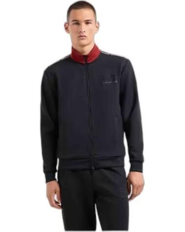 SUDADERA EMPORIO ARMANI CON CUELLO EN CONTRASTE NEGRO