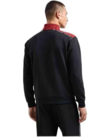 SUDADERA EMPORIO ARMANI CON CUELLO EN CONTRASTE NEGRO