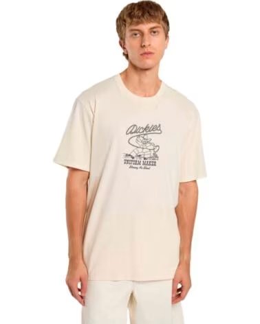 DICKIES CAMISETA DK0A4Z8YF901 DE MANGA CORTA BEIGE