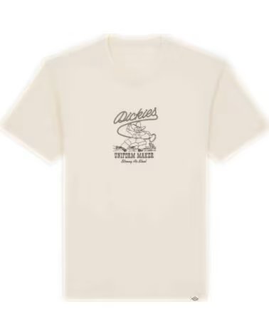 DICKIES T-SHIRT A MANICHE CORTE DK0A4Z8YF901 BEIGE