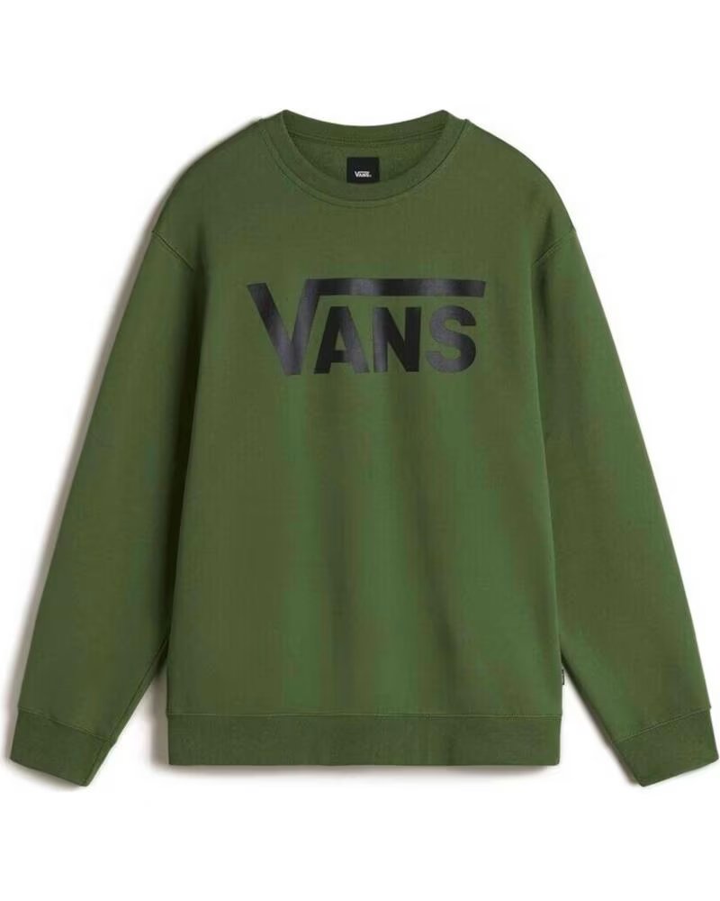 VANS OFF THE WALL THE GREEN SWEATSHIRT MEN VERDE