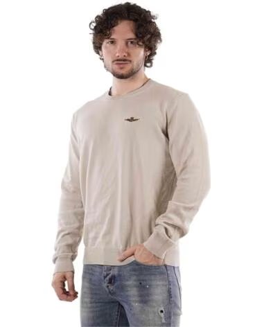 AERONAUTICA MILITARE CAMISOLA 252MA1611UL0050673104 PARA HOMEM BEIGE CLARO