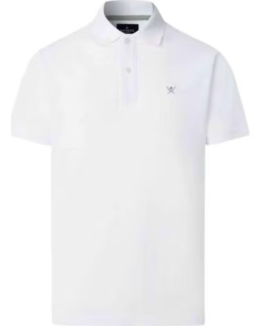 HACKETT LONDON POLO SLIM FIT DE MANGA CORTA CON LOGOTIPO BLANCO