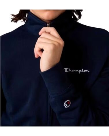 CHAMPION SWEATSHIRT COM FECHO INTEGRAL PARA HOMEM AZUL BLUE