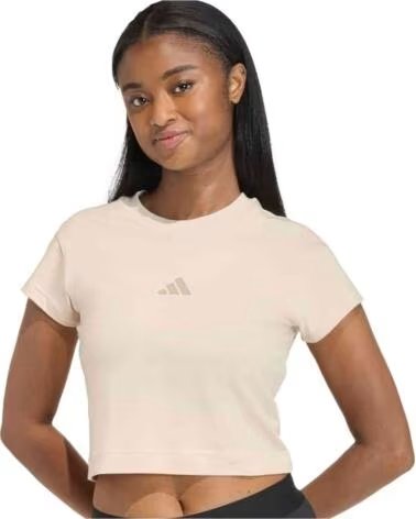 ADIDAS CAMISETA DE MANGA CORTA KD7721 EN E PARA MUJER BEIG