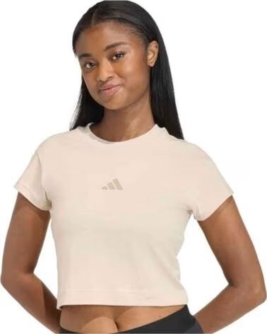 ADIDAS CAMISETA DE MANGA CORTA KD7721 EN E PARA MUJER BEIG