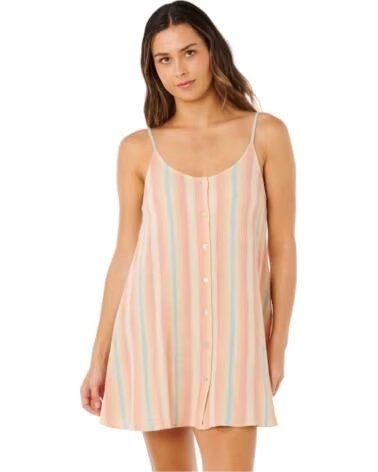 RIP CURL VESTIDO PREMIUM SURF STRIPE COVER UP MULTICOLOR MULTICO