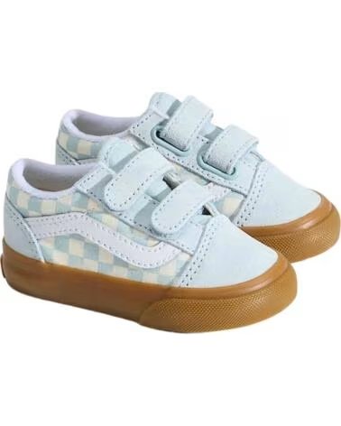 VANS OFF THE WALL BASKETS VN000CTG-FOA CHECKERBOARD BÉBÉ BLEU BEBE