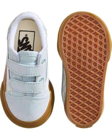 VANS OFF THE WALL BASKETS VN000CTG-FOA CHECKERBOARD BÉBÉ BLEU BEBE