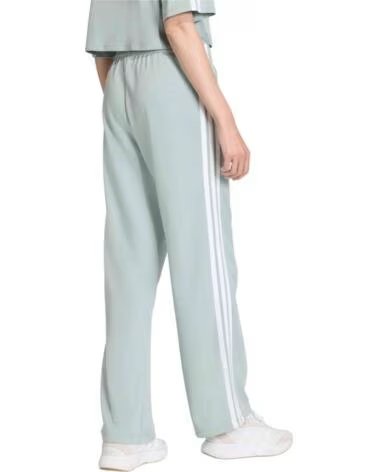 ADIDAS PANTALONI LUNGHI ESSENTIALS 3-STRIPES OPEN HEM FRENCH TERRY WOSA-WHITE