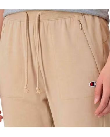 CHAMPION CALÇAS JOGGER UNISSEXO COM FECHO BROWN