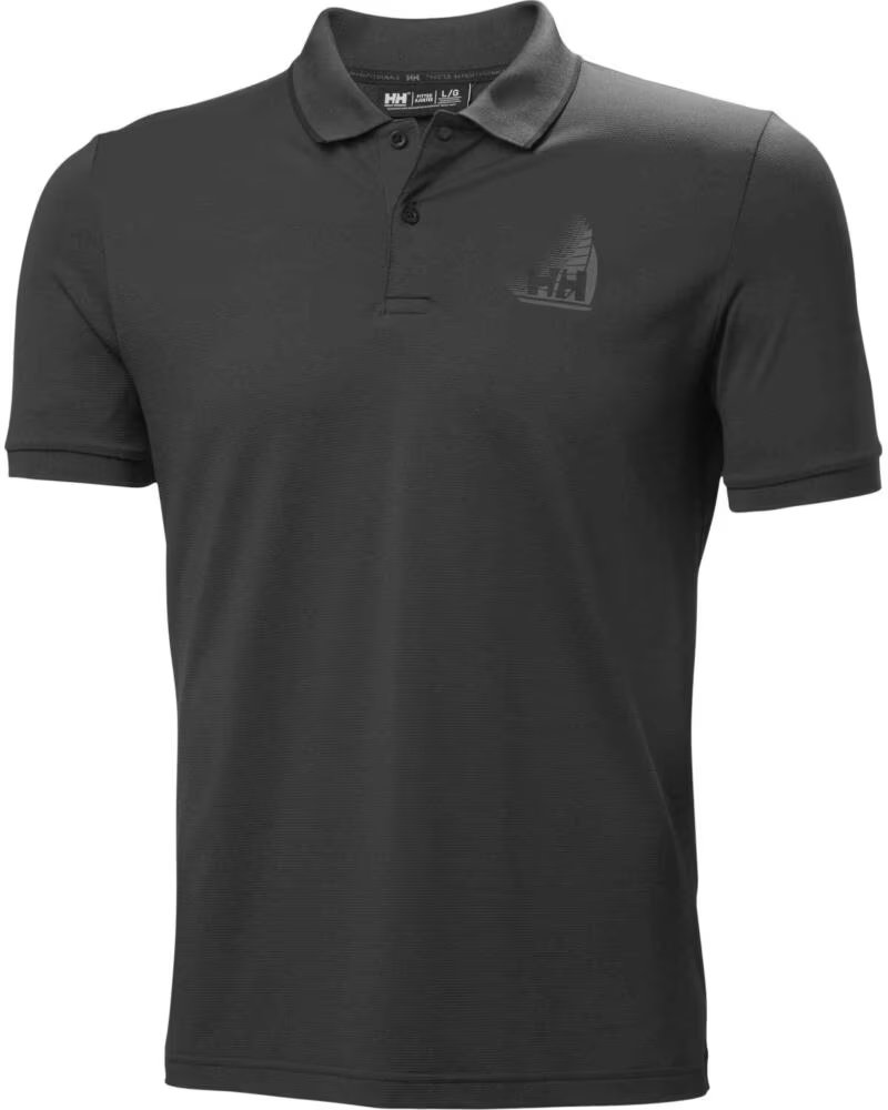 HELLY HANSEN POLO A MANICHE CORTE HP FIGARI CARBON