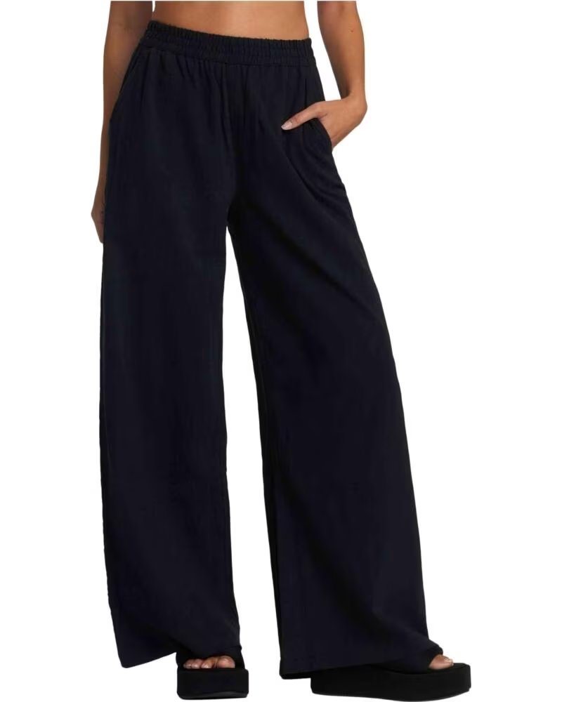 RVCA PANTALÓN LARGO NEW YUME WIDE RED-VIVID BLUE