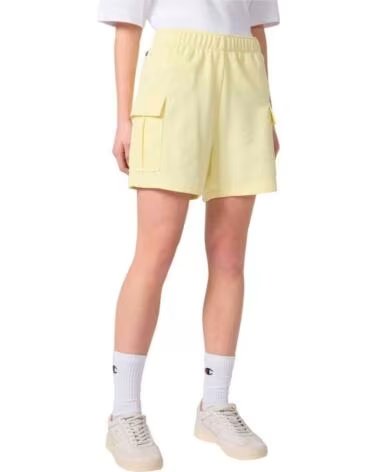 CHAMPION PANTALÓN CORTO CARGO BERMUDA MUJER YELLOW