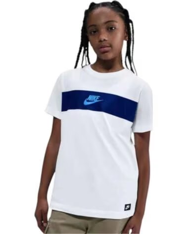 NIKE CAMISETA SPORTWEAR IF5957-100 CASUAL NINO NINA BLANCO