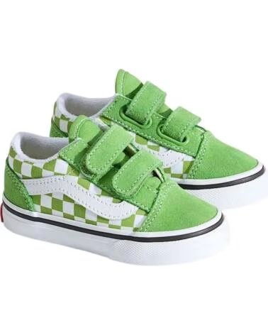 VANS OFF THE WALL THE CHECKERBOARD SNEAKER GRÜN VERDE