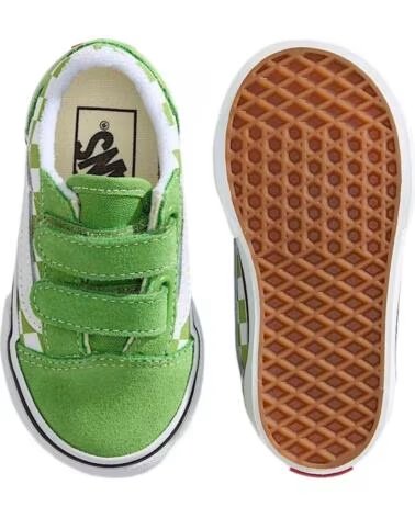 VANS OFF THE WALL THE CHECKERBOARD SNEAKER GRÜN VERDE