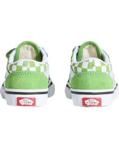 VANS OFF THE WALL THE CHECKERBOARD SNEAKER GRÜN VERDE