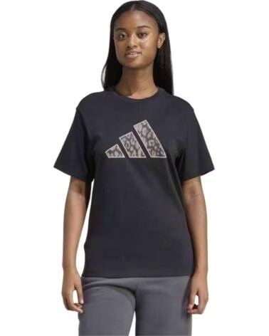 ADIDAS T-SHIRT A MANICHE CORTE CON GRAFICA ANIMALIER