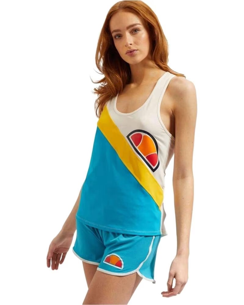 ELLESSE CAMISETA DE TIRANTES DEITRICH MULTICOLOR BLANCO ROTO