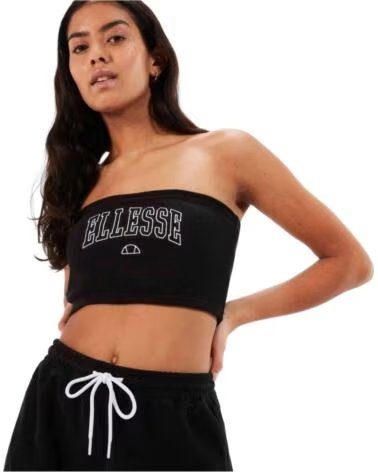 ELLESSE CONCETTO BANDEAU-TOP SCHWARZ NEGRO