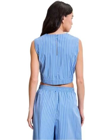 ELLESSE CAMISETA SARZANA SIN MANGAS A RAYAS