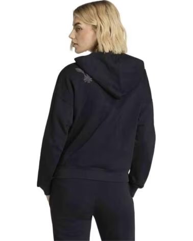 ADIDAS SWEATSHIRT ESSENTIALS 3-STRIPES FRENCH TERRY FULL-ZIP MULHER BLACK