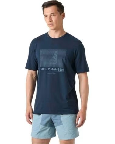 HELLY HANSEN T-SHIRT HP RACE GRAPHIC BLEU