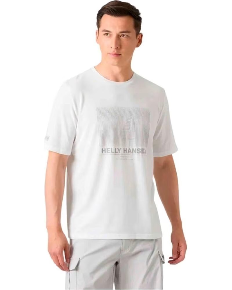 HELLY HANSEN T-SHIRT HP RACE GRAPHIC BLANC
