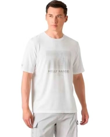 HELLY HANSEN T-SHIRT HP RACE GRAPHIC BLANC