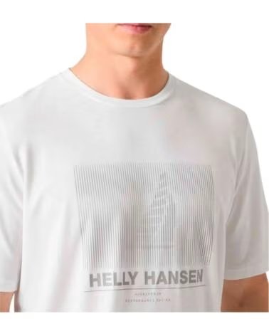 HELLY HANSEN T-SHIRT HP RACE GRAPHIC BLANC