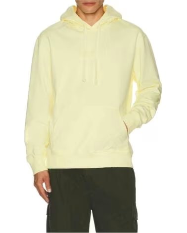 JW ANDERSON RTW SUDADERA LOGO EMBROIDERY EN AMARILLO PARA UNISEX BUTTERMILK