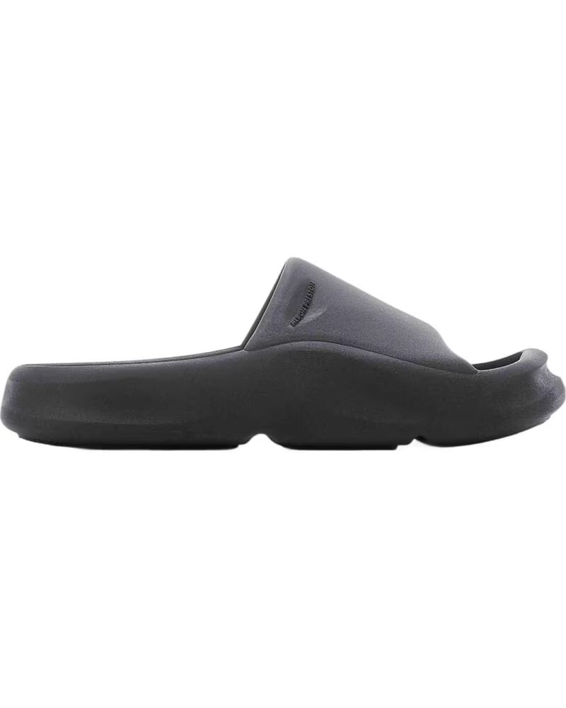 HERON PRESTON CIABATTE ECO MOULDED SLIDES NERO