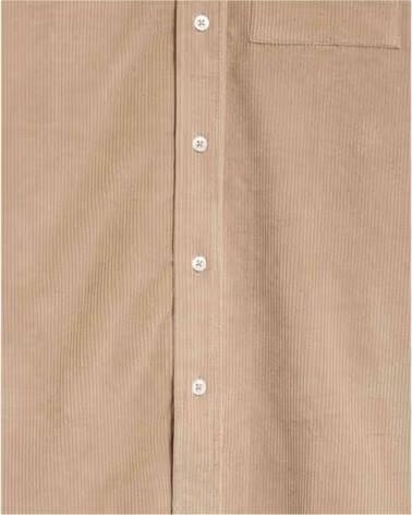 DRLE DE MONSIEUR CAMICIA IN VELLUTO A COSTE DRÔLE DE SH172-CO156-BG