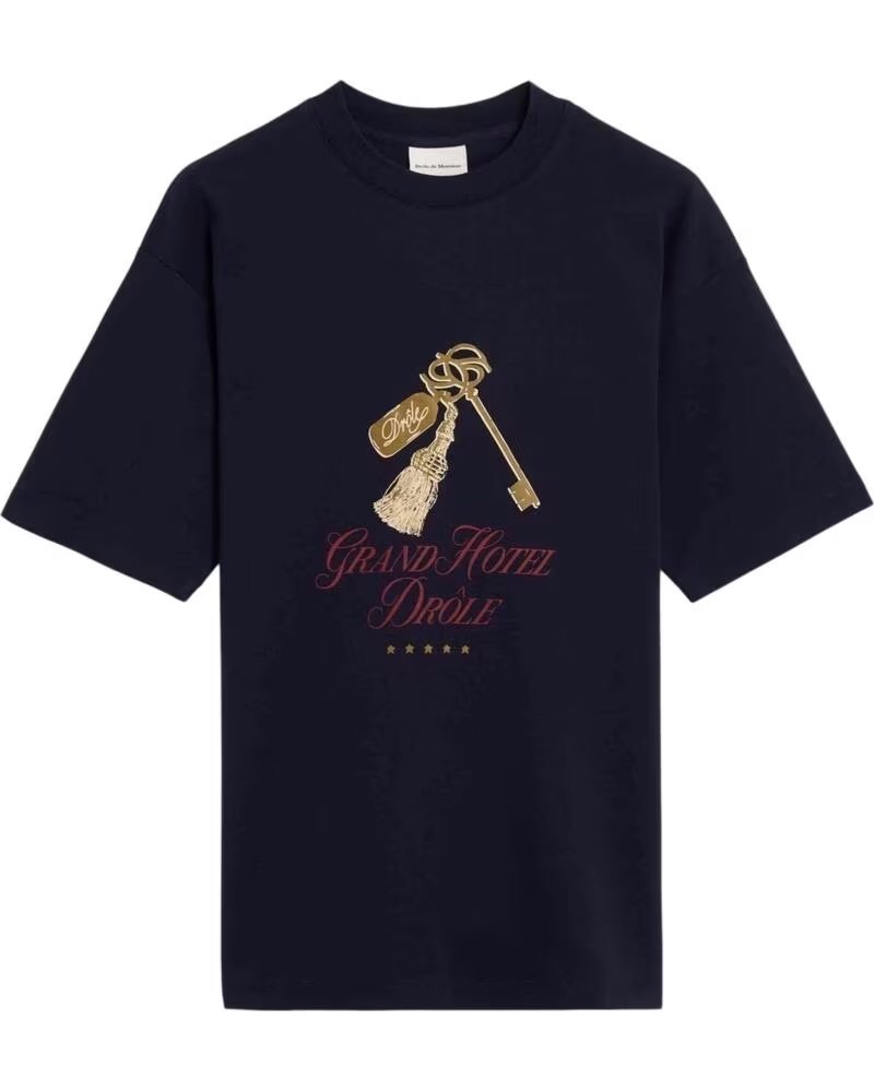 DRLE DE MONSIEUR DRÔLE DE SHORT SLEEVE T-SHIRT TS261-CO002-NY GRAND HOTEL